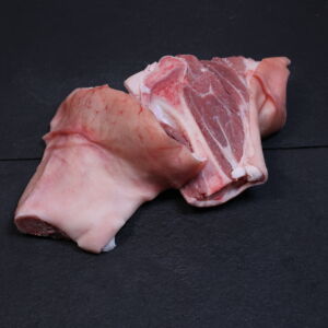 Svineknoker delt på langs